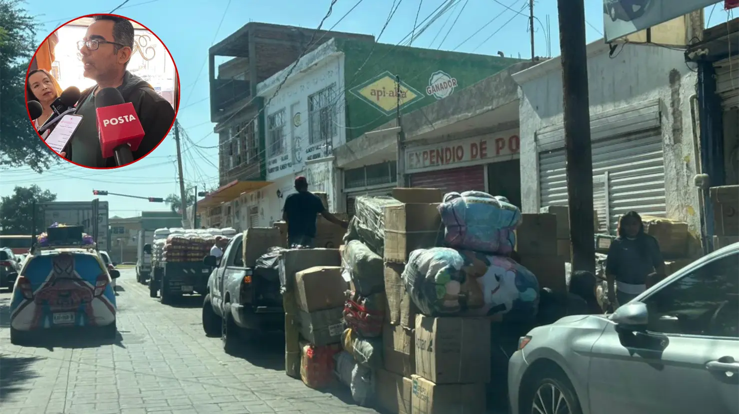 Comerciantes piden a autoridades no convertir calle del Centro en mercado ambulante. Foto: Alejandro Ávila.