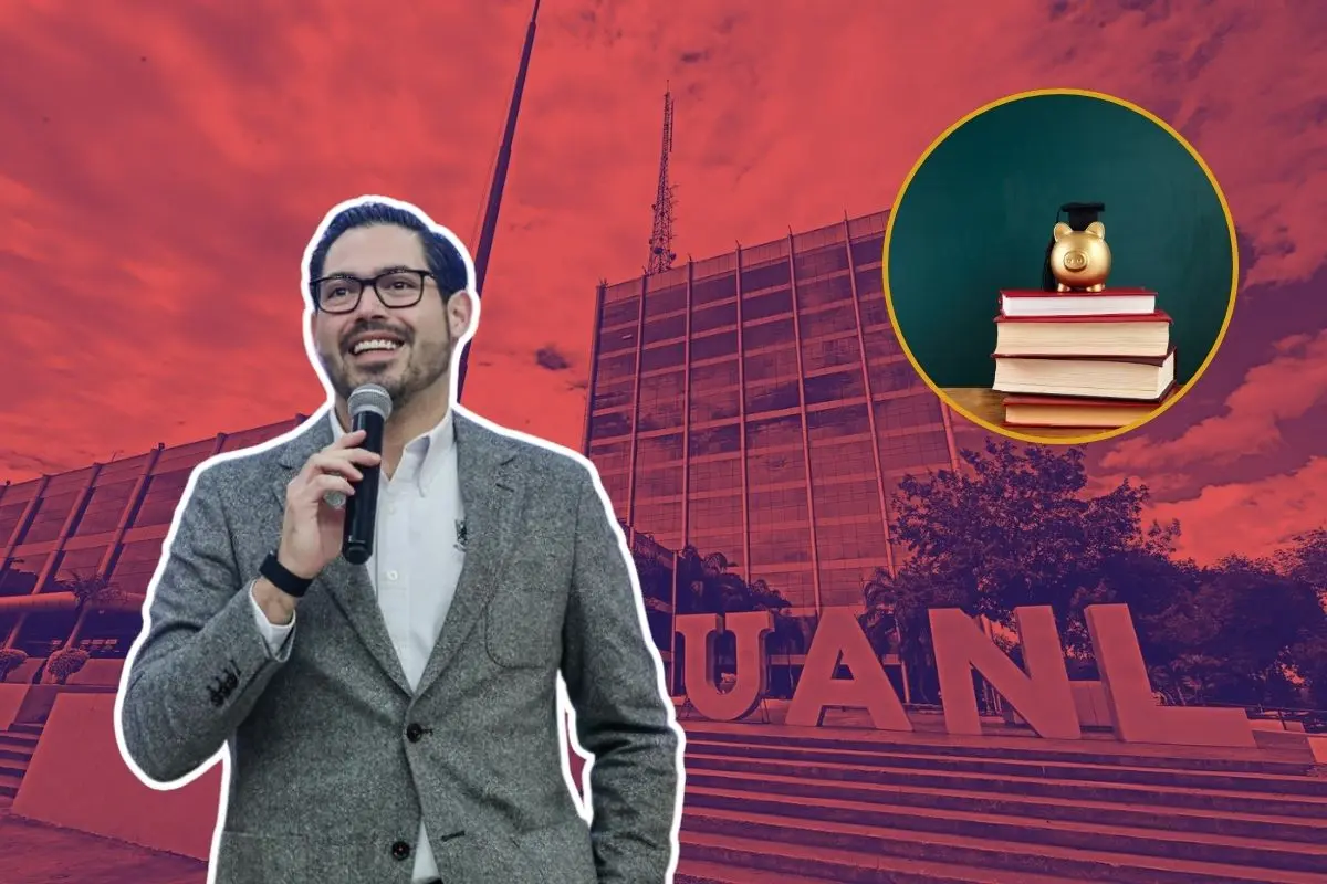 Jóvenes de Santiago aún pueden tramitar su beca de Rectoría UANL. Foto: UANL / David de la Peña / CANVA