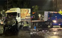 VIDEO | Fuerte choque entre tráilers causa cierre vial por dos horas en Eje Central, CDMX VIDEO | Fuerte choque entre tráilers causa cierre vial por dos horas en Eje Central, CDMX