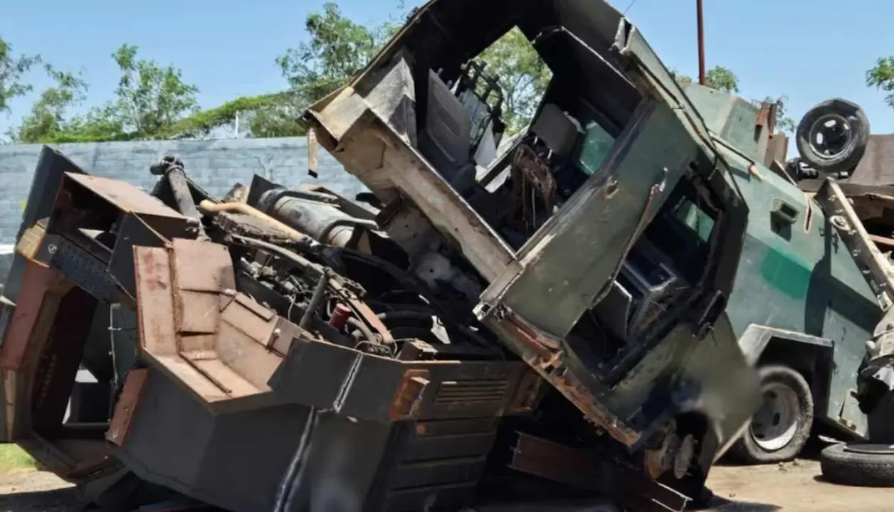 El hallazgo ocurrió en Camargo, Tamaulipas, en una región estratégica donde colindan rutas delictivas con Nuevo León. Foto: FGR