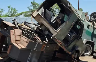 Decomisan 3 unidades monstruos con blindaje artesanal en camino que conectan a Tamaulipas con Nuevo León