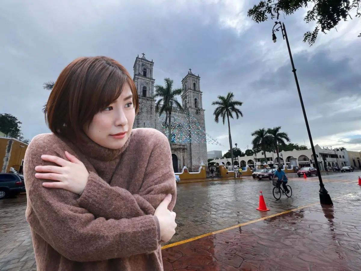 Para este martes se espera un ambiente agradable con temperaturas máximas de 25 a 28 grados centígrados por los efectos del frente frío número 13 que siguen en Yucatán.- Fuente archivo POSTA y Canva