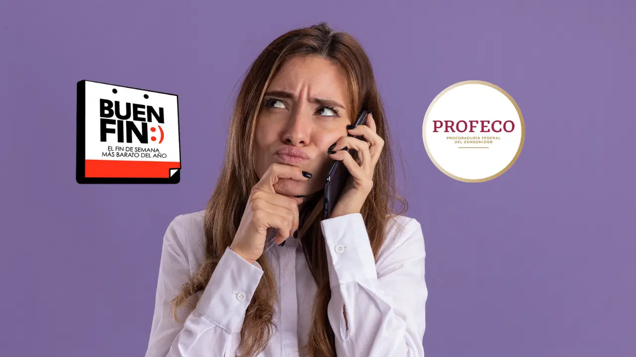 Durante los días del Buen Fin 2025, Profeco ofrece varios canales oficiales de atención en los que podrás levantar denuncias/Foto: Canva