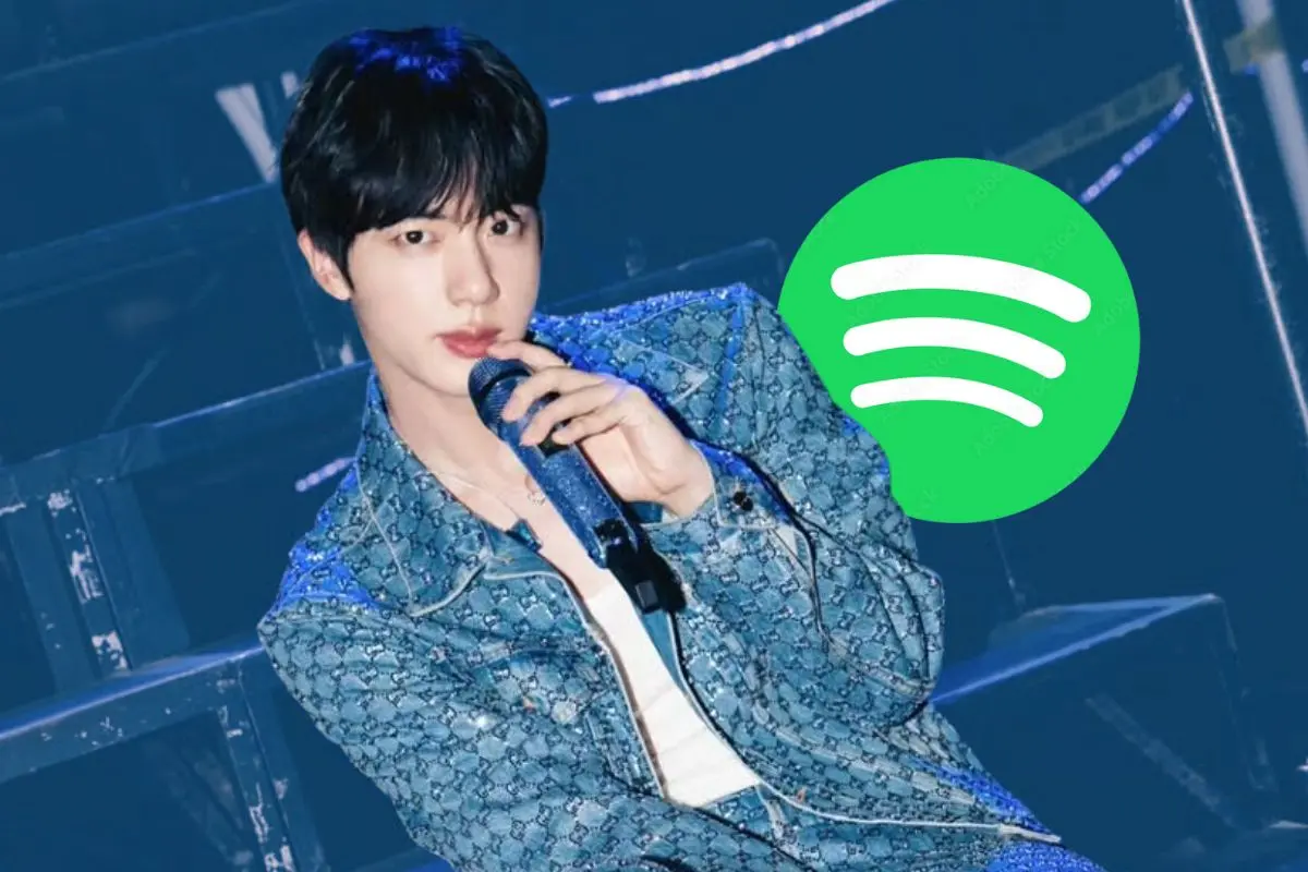 BTS planea regresar con un disco y gira mundial en verano de 2026. FOTO: CANVA/IG: @jin/Spotify