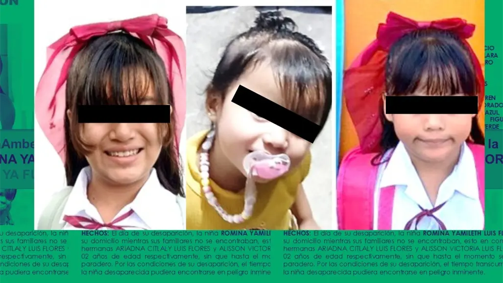 Localizan con vida a las 3 menores desaparecidas en El Carmen, Nuevo León