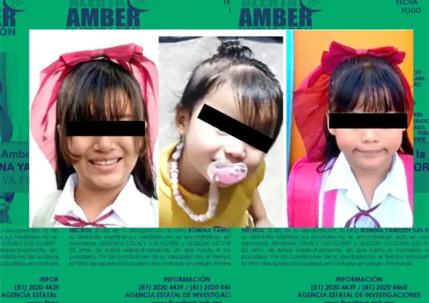 Localizan con vida a las 3 menores desaparecidas en El Carmen, Nuevo León