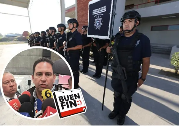 Buen Fin 2025 en Saltillo: desplegarán a más de 1300 elementos en operativo de seguridad