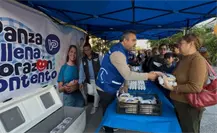 Diputado Víctor Pérez lanza programa Panza llena corazón contento en Santa Catarina Diputado Víctor Pérez lanza programa Panza llena corazón contento en Santa Catarina