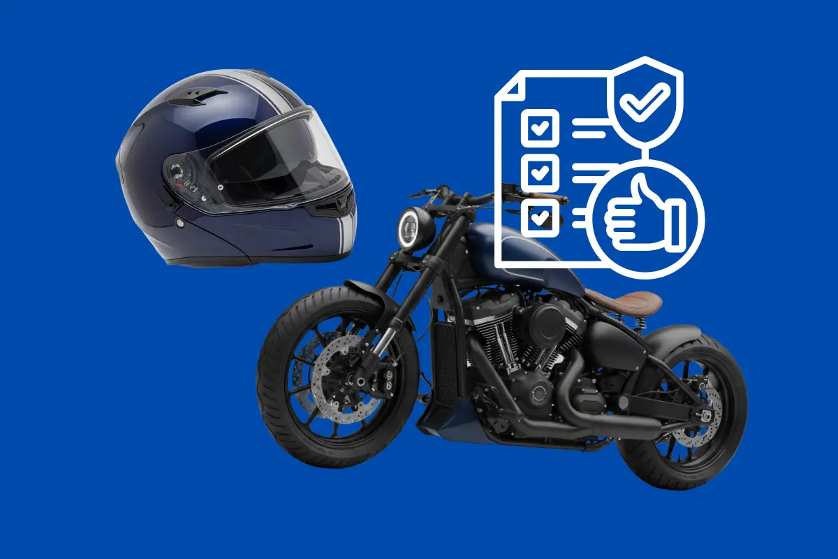 Motocicleta y casco | Gemini IA | Canva