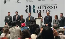 Samuel García otorga el Premio Nuevo León a Irene Vallejo por su legado literario humanista