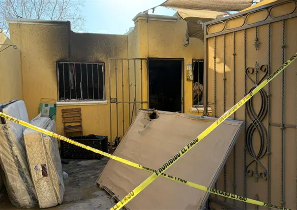 Incendio en vivienda de la colonia Santa Fé deja una persona lesionada en La Paz