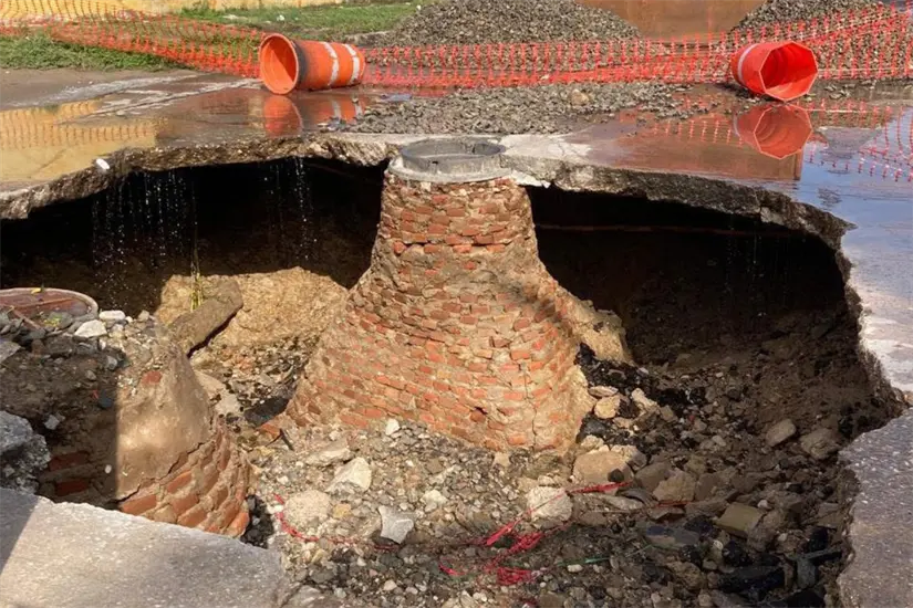 imagen recuadro Inmensos socavones se ha registrado en el sur de Tamaulipas | Foto: Axel Hassel