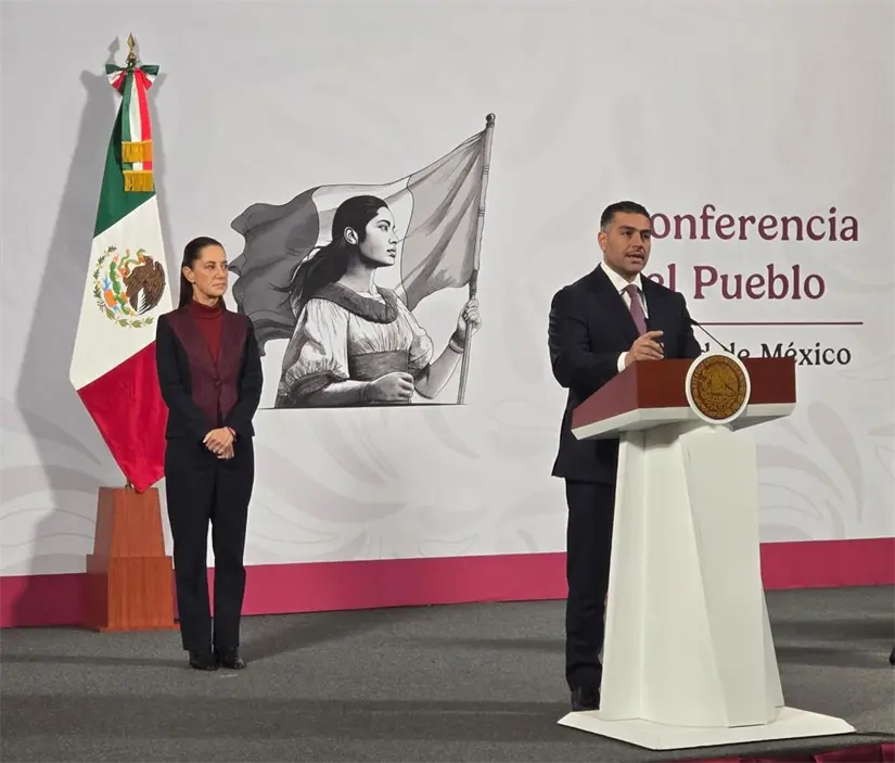 Claudia Sheinbaum y Omar García Harfuch. Foto: Mario Flores