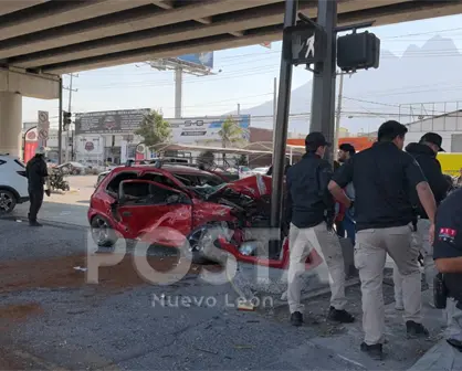 Muere automovilista tras choque con agentes ministeriales en Monterrey