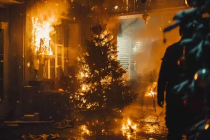 La lumbre prende de inmediato y se expande por toda la casa | Foto: Freepik