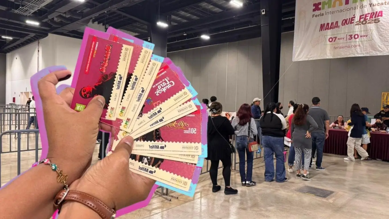 Entrega de boletos gratuitos en el Centro de Convenciones Siglo XXI. Foto: Alejandra Vargas / Canva