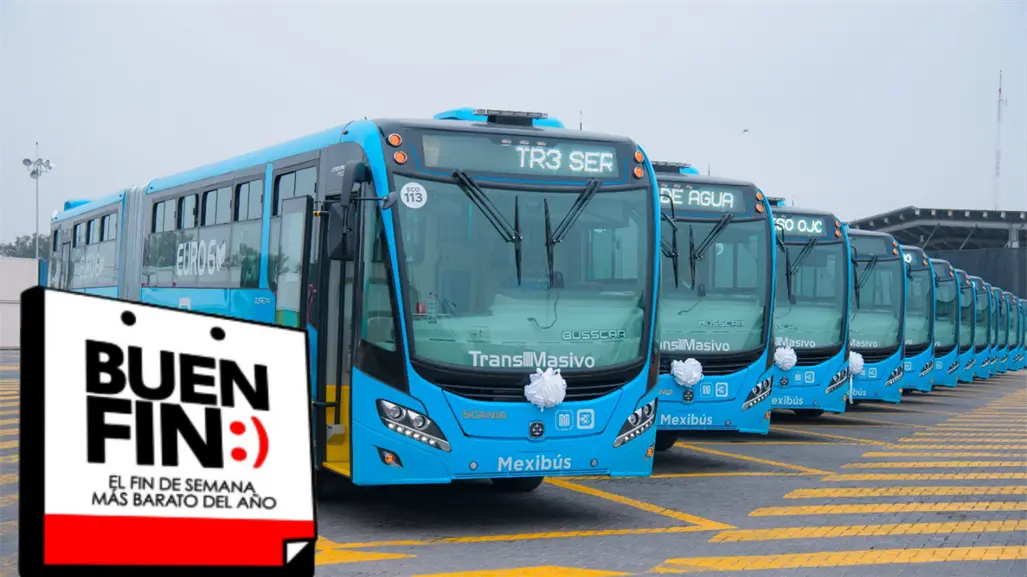 Mexibús extenderá sus horarios por el Buen Fin 2025 en Edomex y así quedarán