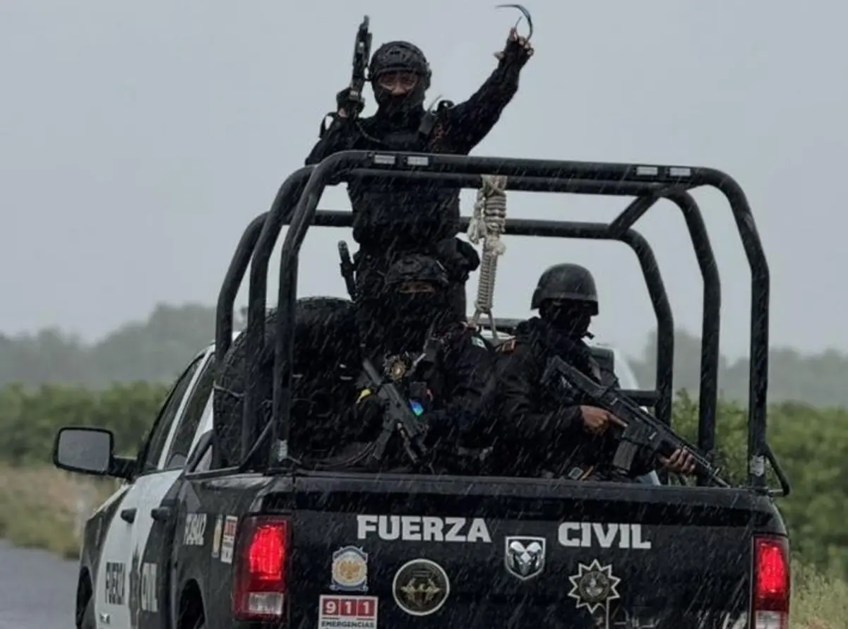 La captura se llevó a cabo tras labores de investigación e inteligencia encabezadas por el Grupo de Coordinación y la División de Investigación e Inteligencia de Fuerza Civil. Foto: Fuerza Civil.