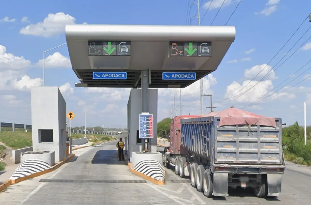 La caseta Entronque Pedreras de Nuevo León está ubicada en el municipio de Escobedo, Nuevo León. Foto: Google Maps
