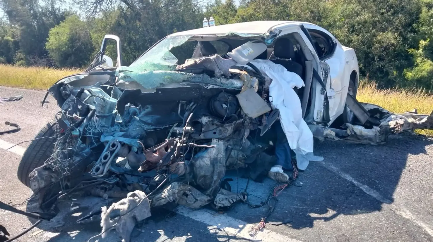 Dos fallecidos en choque en carretera Victoria-Matamoros