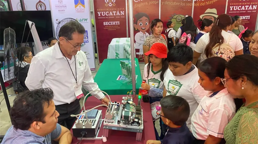 La ciencia se hace presente con el pabellón interactivo de la Feria Yucatán Xmatkuil 2025