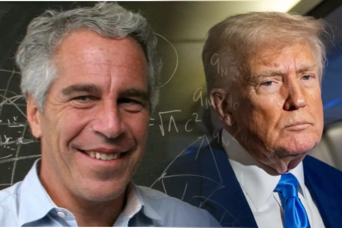 Jeffrey Epstein y Donald Trump. Foto: X (@AlertaNews24) / (@WhiteHouse)