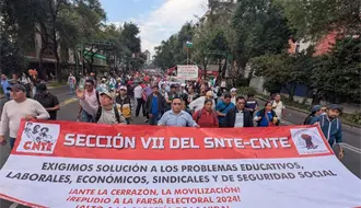CNTE anuncia paro de 48 horas y advierte que “colapsará” la CDMX este 13 y 14 de noviembre