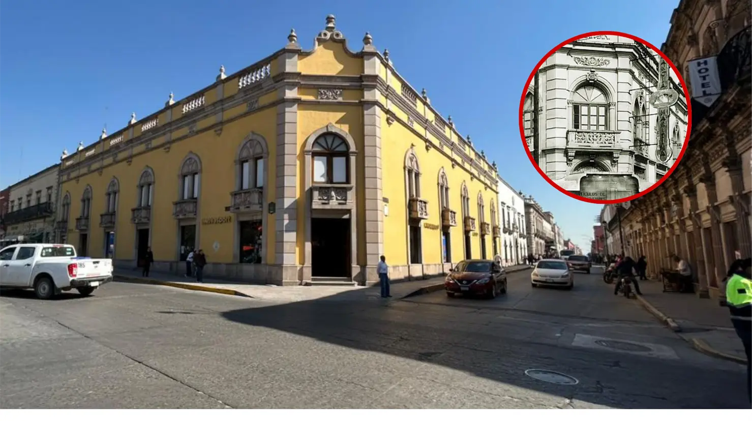 La Francia Marítima, edificio con huella de la Revolución Mexicana. Foto: Alejandro Ávila.