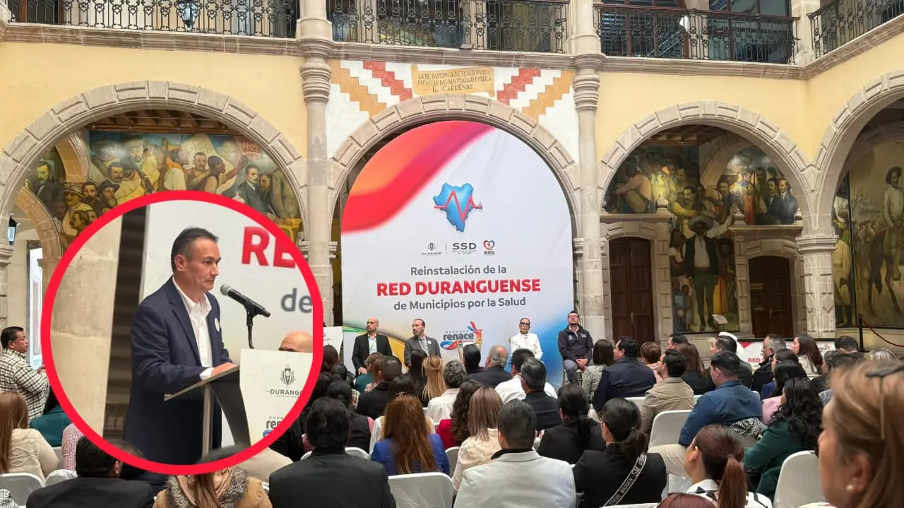 La reinstalación de la Red Duranguense de Municipios por la Salud es importante, aseguran autoridades. Foto: Jesús Carrillo