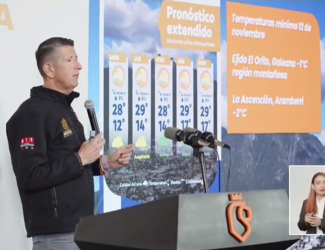 Advierte Erik Cavazos de cambios en las temperaturas
