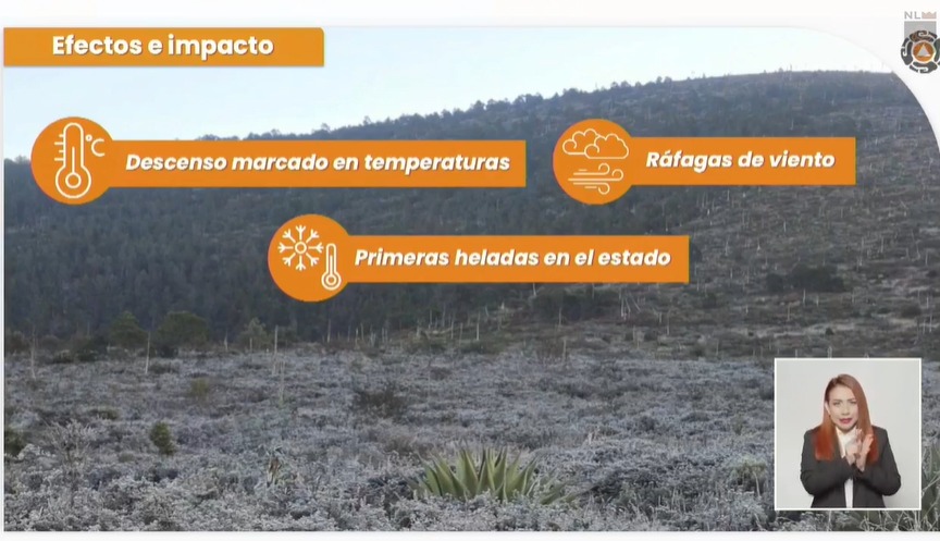 ¿Cuáles fueron los impactos por el frente frío 13 en Nuevo León?
