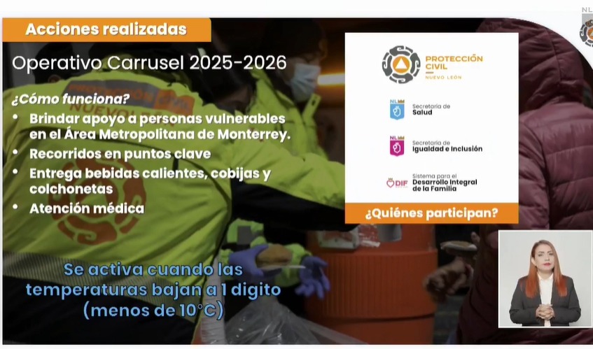 ¿Qué se hizo por la llegada del frente frío 13 en Nuevo León?

