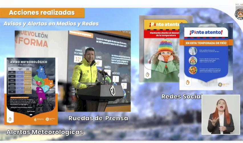 Piden estar atentos a los canales oficiales de Protección Civil
