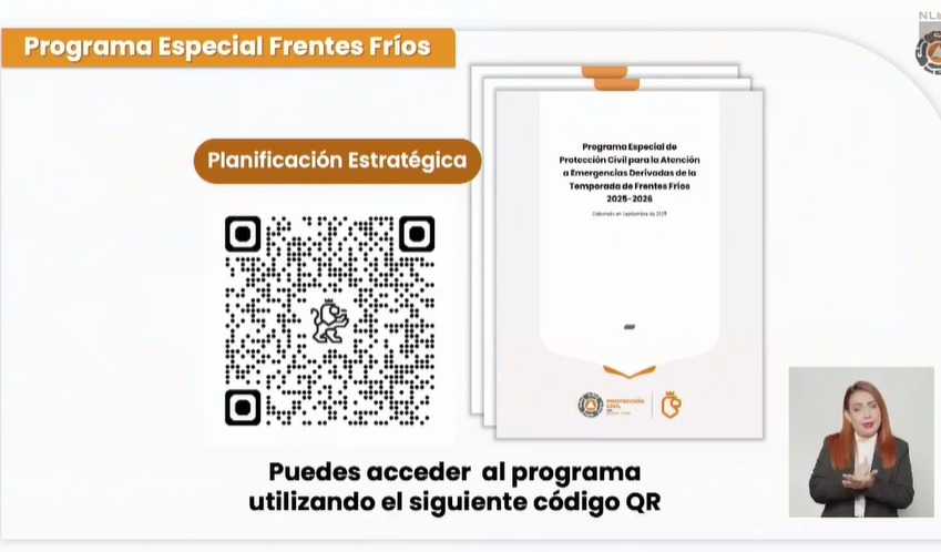 Publican plan para tratamiento de frentes fríos en Nuevo León
