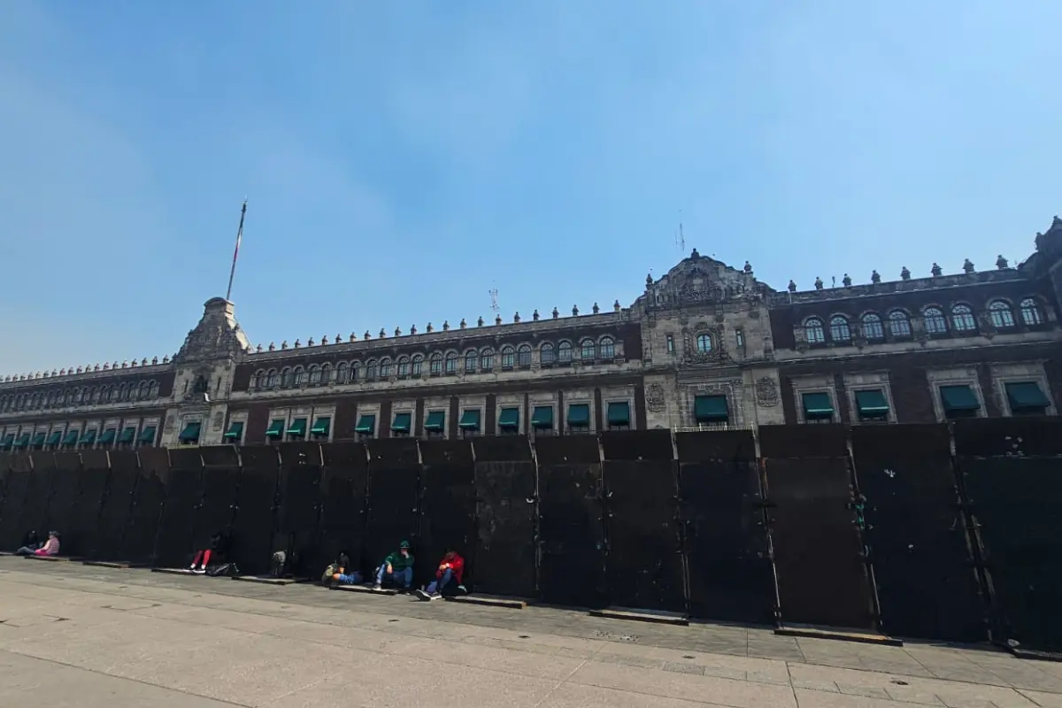Palacio Nacional se encuentra vallado. Foto: Luis Antonio Alfaro