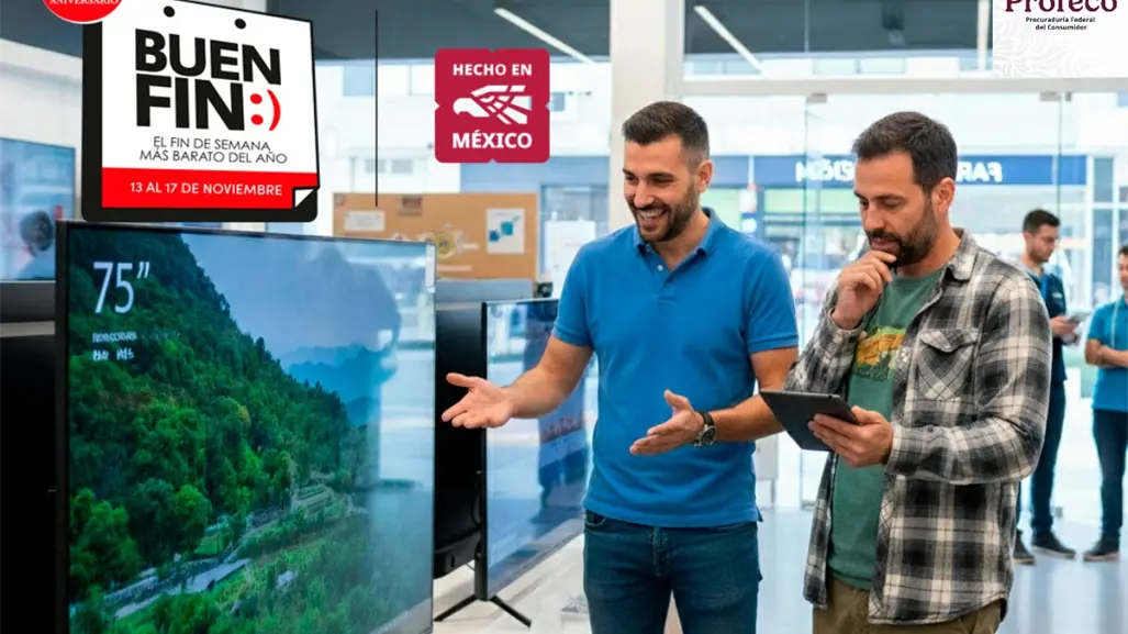 Buen Fin 2025: Profeco te da estos consejos para adquirir una pantalla de la mejor manera