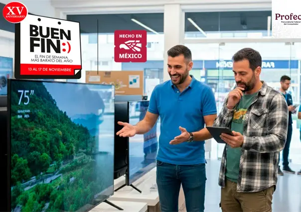 Buen Fin 2025: Profeco te da estos consejos para adquirir una pantalla de la mejor manera