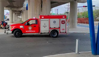 Perrito lleva más de 56 horas atrapado en un puente vial de Reynosa