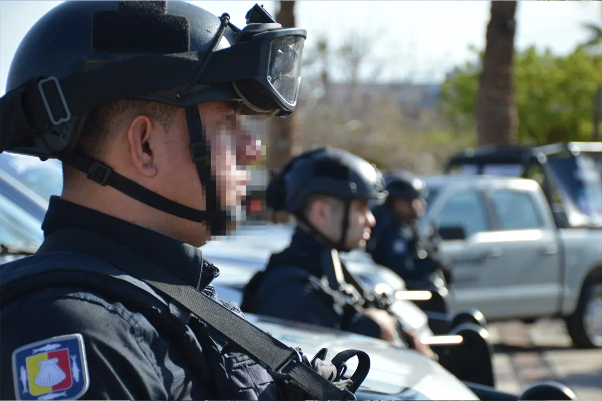 En un operativo, la Mesa de Seguridad de BCS detuvo a un joven con variado tipo de armamento. Foto Ilustrativa: Seguridad Estatal.