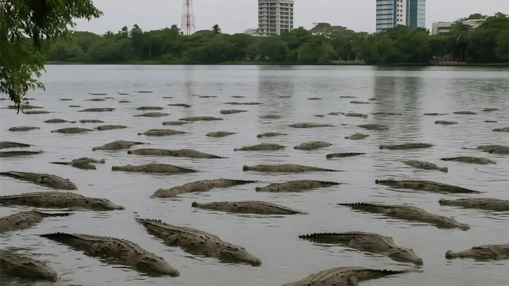 Realizan censo de cocodrilos en el sur de Tamaulipas; esto se sabe