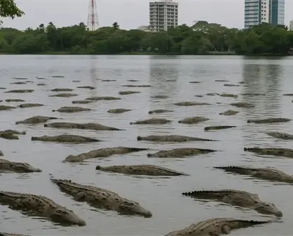 Realizan censo de cocodrilos en el sur de Tamaulipas; esto se sabe