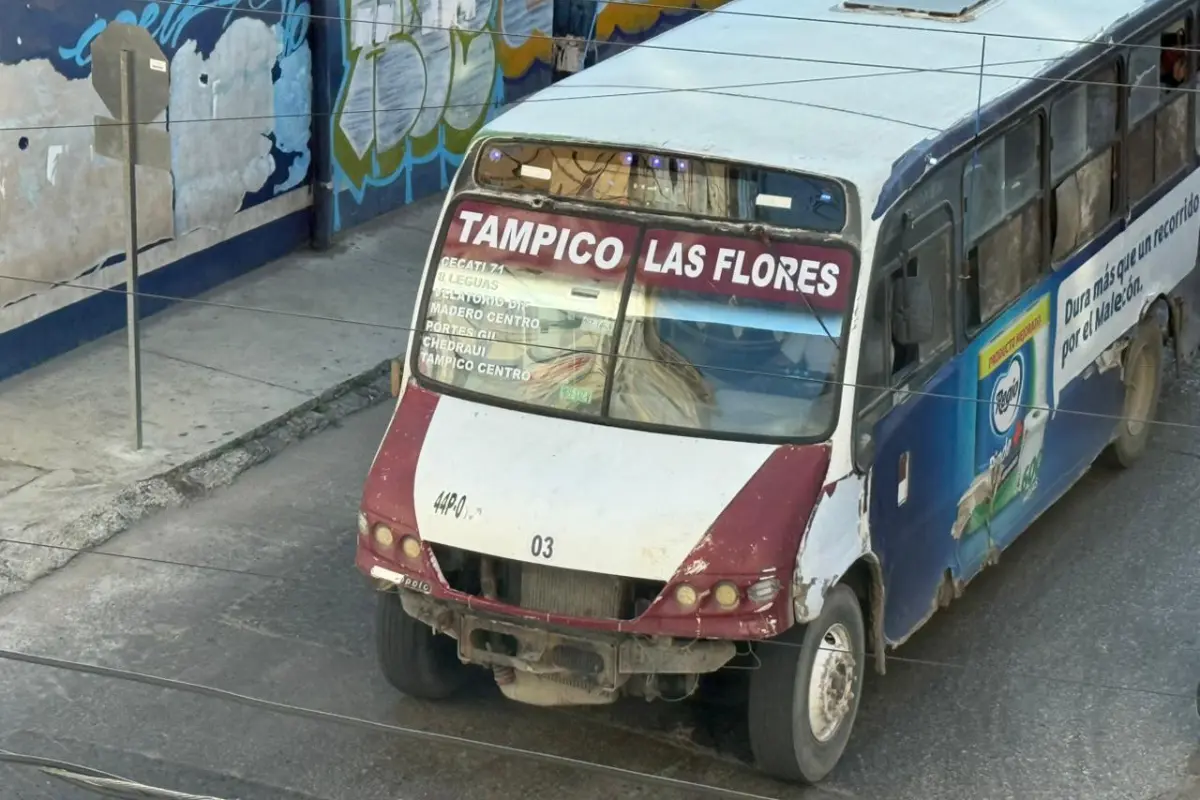 En diciembre se incrementa un peso la tarifa del transporte público en Tamaulipas. Foto: Axel Hassel