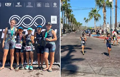 Triatlón Sprint Loreto 2025: campeones infantiles brillan en la final estatal de BCS