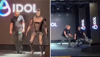 VIDEO | Primer robot humanoide se desploma en su debut en Rusia