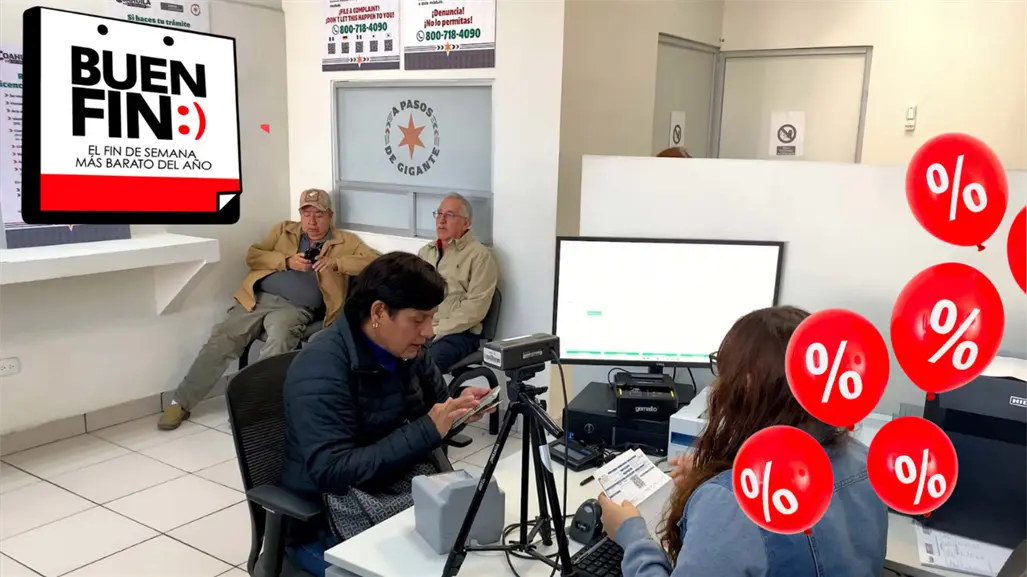 Buen Fin 2025 en Coahuila: descuentos hasta del 50% en control vehicular y licencias