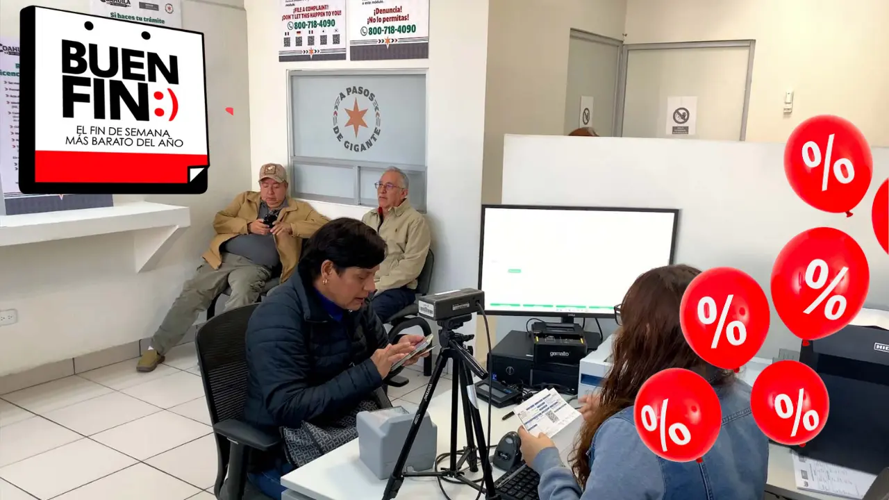 Uno de los beneficios más esperados por los contribuyentes será el descuento en los derechos de control vehicular, aplicable durante toda la jornada del Buen Fin./Foto: Especial/ Canva