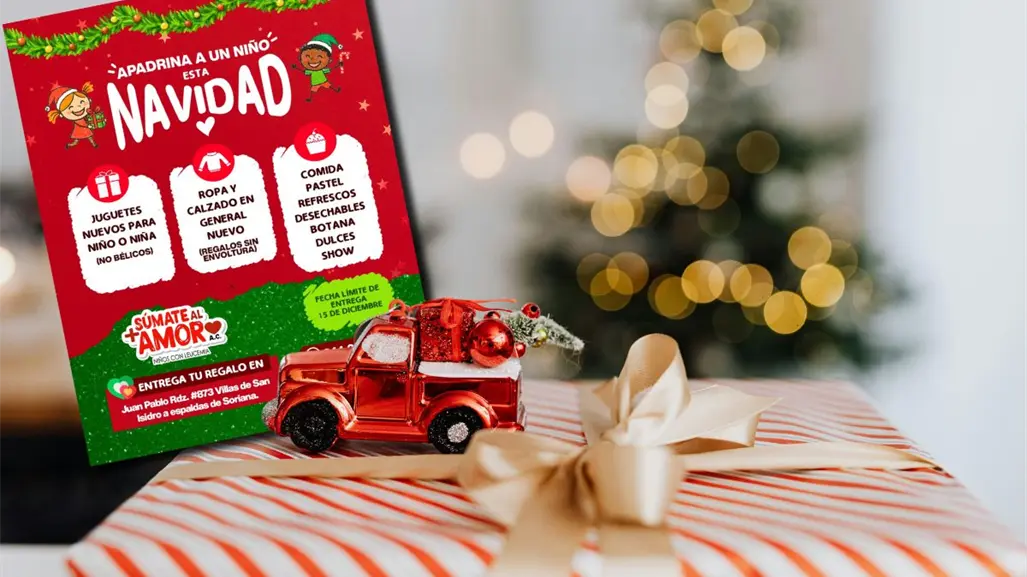 Súmate al Amor Saltillo invita a apadrinar a niños con cáncer esta navidad
