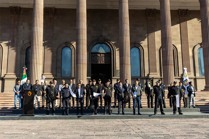 imagen recuadro El gobernador Samuel García resaltó que Nuevo León se ha convertido en un referente nacional en materia económica y social. Foto: Gobierno de Nuevo León.