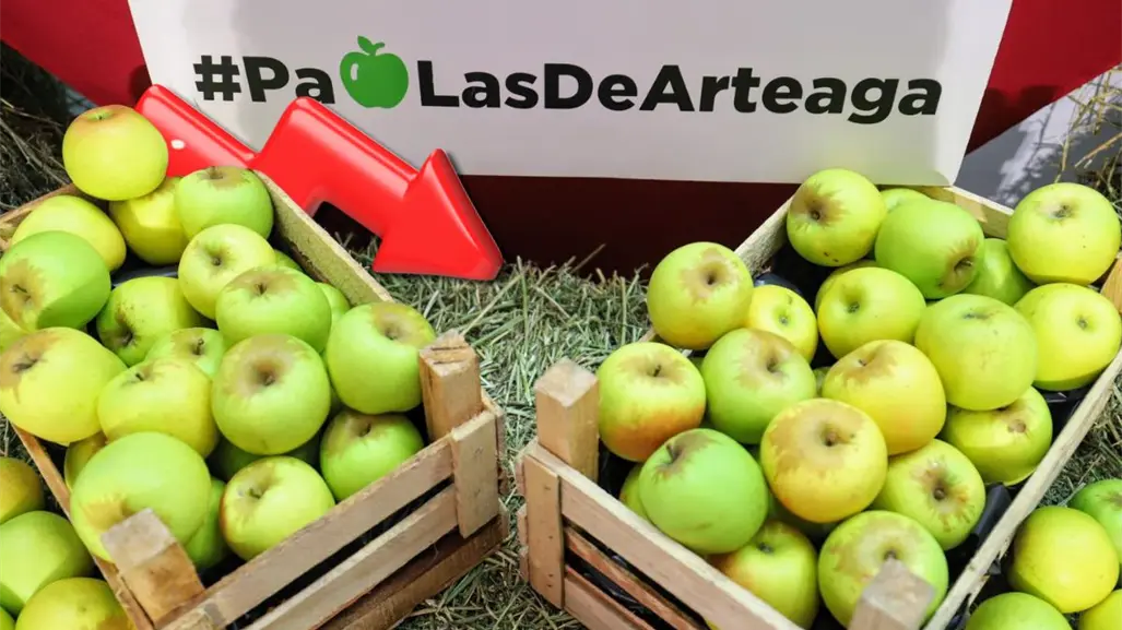 Coahuila disminuye la producción de manzana, estos son los factores de la baja