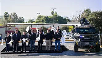 El Buen Fin 2025 en Nuevo León: David de la Peña arranca operativo de seguridad en Santiago